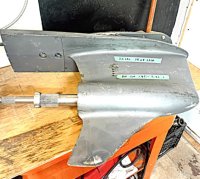 OMC DUEL PROP LOWER UNIT GEARCASE 3801184 (image for) OMC DUEL PROP LOWER UNIT GEARCASE 3801184