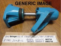 OMC Hydraulic Motor Mount Trim Cylinder 910154 983718 (image for) OMC Hydraulic Motor Mount Trim Cylinder 910154 983718