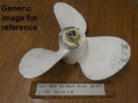 OMC Propeller 14x18 381187 (image for) OMC Propeller 14x18 381187