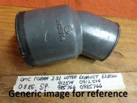 OMC Upper Exhaust Pipe 912514 (image for) OMC Upper Exhaust Pipe 912514