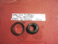 OMC Volvo BRP tapered roller bearing 3854250 979986 (image for) OMC Volvo BRP tapered roller bearing 3854250 979986