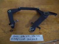 Johnson Evinrude throttle lever assembly 396374 396714 (image for) Johnson Evinrude throttle lever assembly 396374 396714