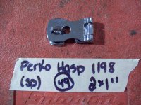 Perko Hasp 1198 Chrome Plated Zinc Alloy 2 x 1 " (image for) Perko Hasp 1198 Chrome Plated Zinc Alloy 2 x 1 "