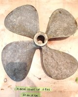 Propeller 23x25 4 Blade LH (image for) Propeller 23x25 4 Blade LH