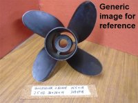 Quicksilver Propeller 2184P18 QA2184X (image for) Quicksilver Propeller 2184P18 QA2184X