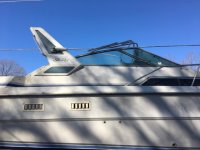 Sea Ray 340 Sundancer Radar Arch (image for) Sea Ray 340 Sundancer Radar Arch