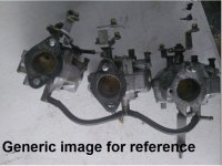 Suzuki DT55 carburetor set (image for) Suzuki DT55 carburetor set