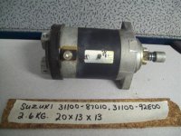 Suzuki DT225 200 175 150 Hitachi starter 31100-87D10 (image for) Suzuki DT225 200 175 150 Hitachi starter 31100-87D10