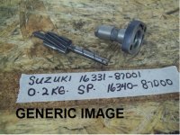 Suzuki Oil Pump Gear Retainer 16331-87D01, 16340-87D00 (image for) Suzuki Oil Pump Gear Retainer 16331-87D01, 16340-87D00