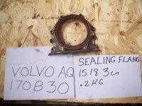 Volvo B18 B20 B30 rear main crankshaft seal flange adapter (image for) Volvo B18 B20 B30 rear main crankshaft seal flange adapter