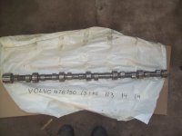 Volvo camshaft 8193727, 479620, 478750 (image for) Volvo camshaft 8193727, 479620, 478750