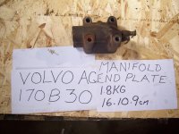 Volvo Penta exhaust manifold End Plate Cap AQ170 AQ165 BB170 BB1 (image for) Volvo Penta exhaust manifold End Plate Cap AQ170 AQ165 BB170 BB1