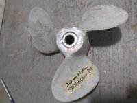 Volvo Penta 14x18 LH Short Hub Propeller (image for) Volvo Penta 14x18 LH Short Hub Propeller