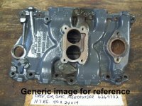 Volvo Penta 4.3 intake manifold 841751 (image for) Volvo Penta 4.3 intake manifold 841751