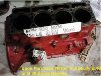 VOLVO PENTA AQ130 AQ115 CYLINDER BLOCK (image for) VOLVO PENTA AQ130 AQ115 CYLINDER BLOCK