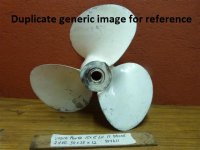 Volvo Penta 15x15 LH Propeller 814611 (image for) Volvo Penta 15x15 LH Propeller 814611