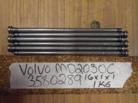 Volvo Penta MD2030C, MD2030D, push rod 3580289. (image for) Volvo Penta MD2030C, MD2030D, push rod 3580289.