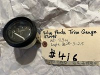 Volvo Penta trim gauge Adapter Kit 3851787 (image for) Volvo Penta trim gauge Adapter Kit 3851787