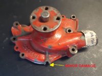 Volvo Penta AQ150 water pump 818809 (image for) Volvo Penta AQ150 water pump 818809
