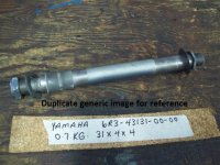Yamaha Bolt Clamp Bracket Tilt Tube 6R3-43131-00-00 6E5-43131-01 (image for) Yamaha Bolt Clamp Bracket Tilt Tube 6R3-43131-00-00 6E5-43131-01