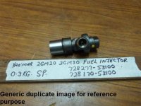 Yanmar Fuel Injector 728170-53100 (image for) Yanmar Fuel Injector 728170-53100