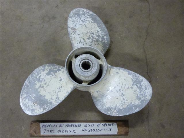 (image for) MerCruiser 16x13 RH Aluminum Propeller 48-36020A1-13