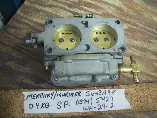 (image for) Mercury Mariner 150HP Center Position Carburetor 5643A98
