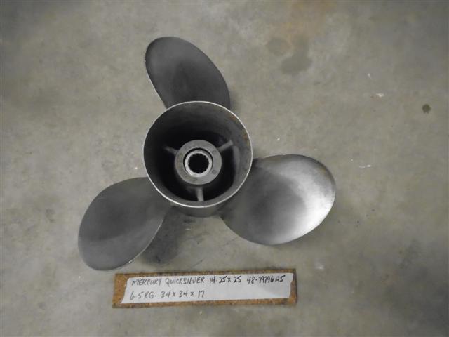 MerCruiser Quicksilver Stainless Prop 48 79796 A5 25P Mercury 