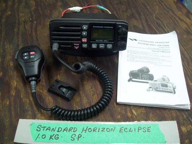 Standard Horison Eclipse DSC+ VHF radio model GX1100S.