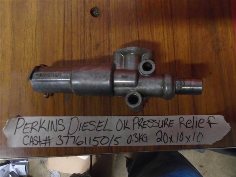 Perkins Diesel 6 Cylinder oil pressure relief cast #37761150/5